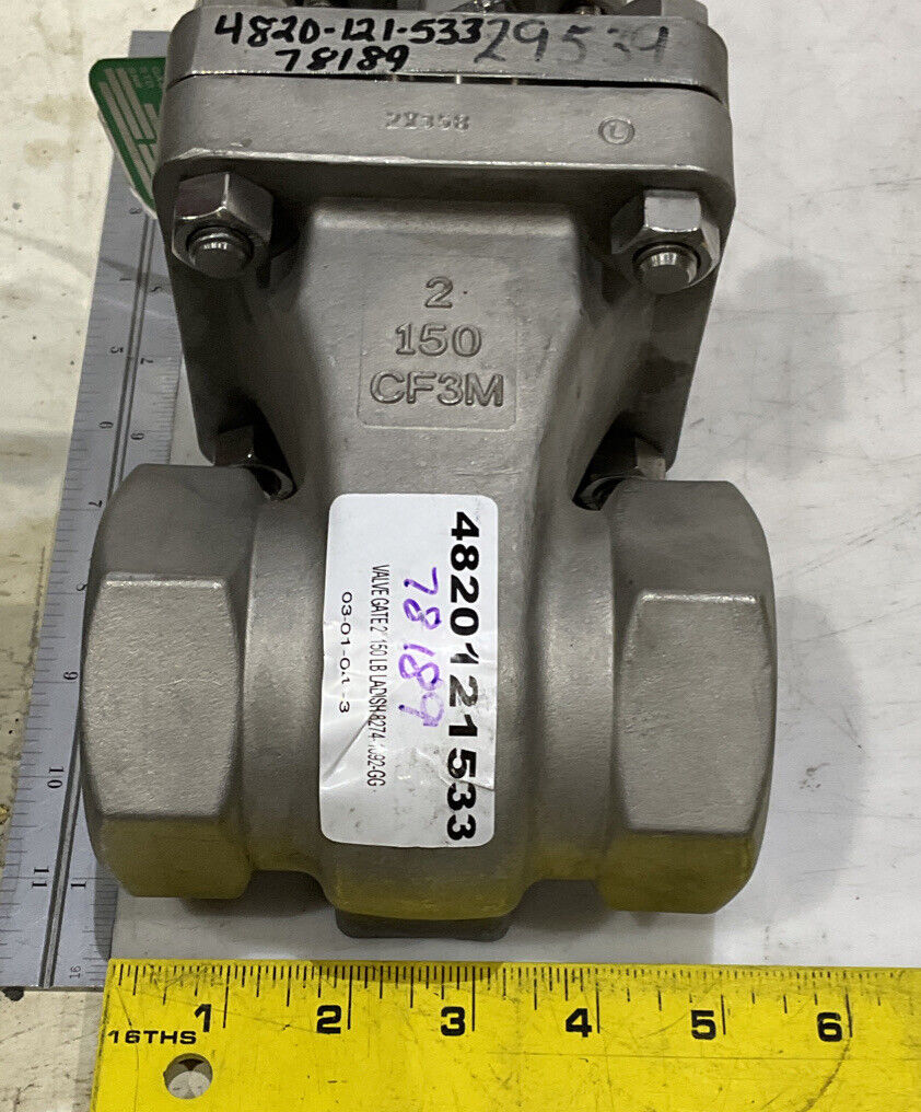 LADISH 8274-1092-GG GATE VALVE 150LB 2” 373