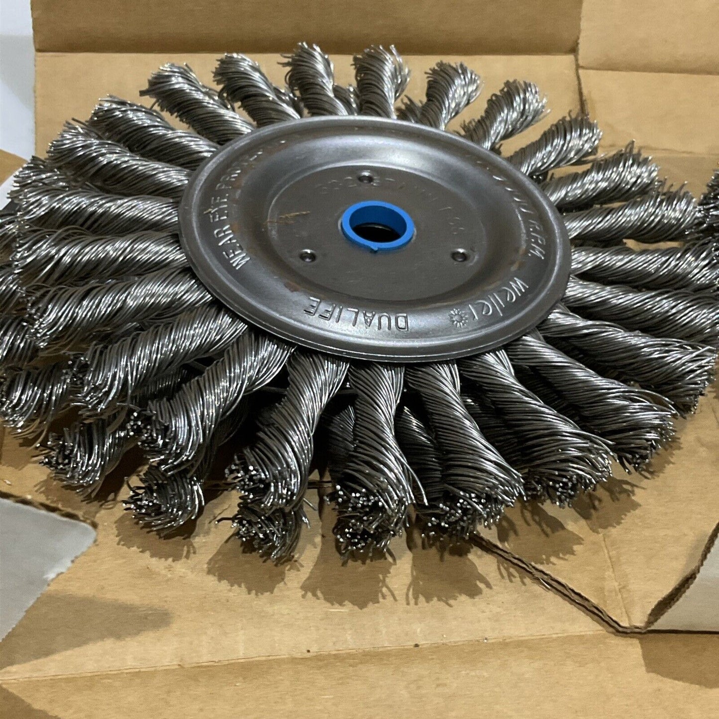 WEILER 08695 CABLE TWIST WIRE WHEEL 6” .023SS WIRE 5/8” A.H (CT-6) LOT OF 5 373