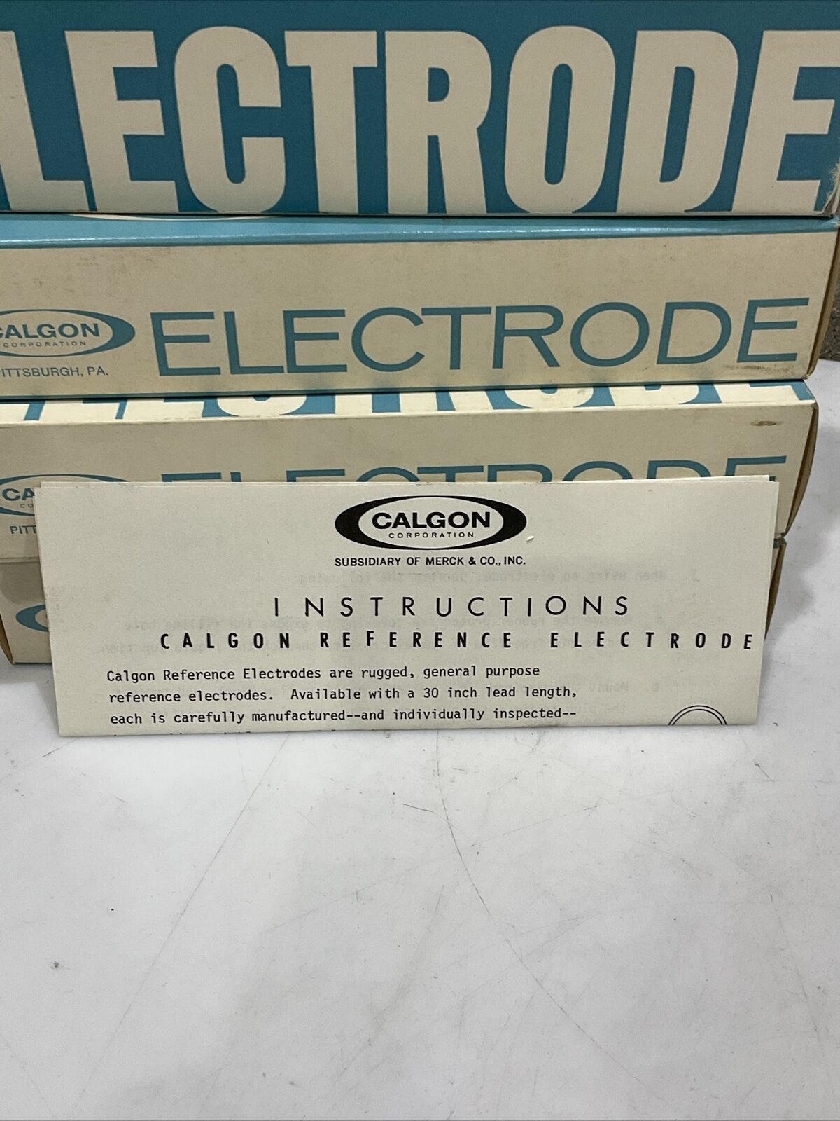 CALGON 284913-4 3508439 REFERENCE ELECTRODE PORUS PLUG AG/AGCI LOT OF 4 373