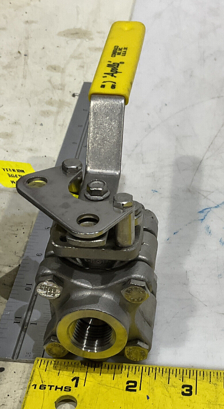 APOLLO 1/2" 86A-103-01 CF8M BALL VALVE 373