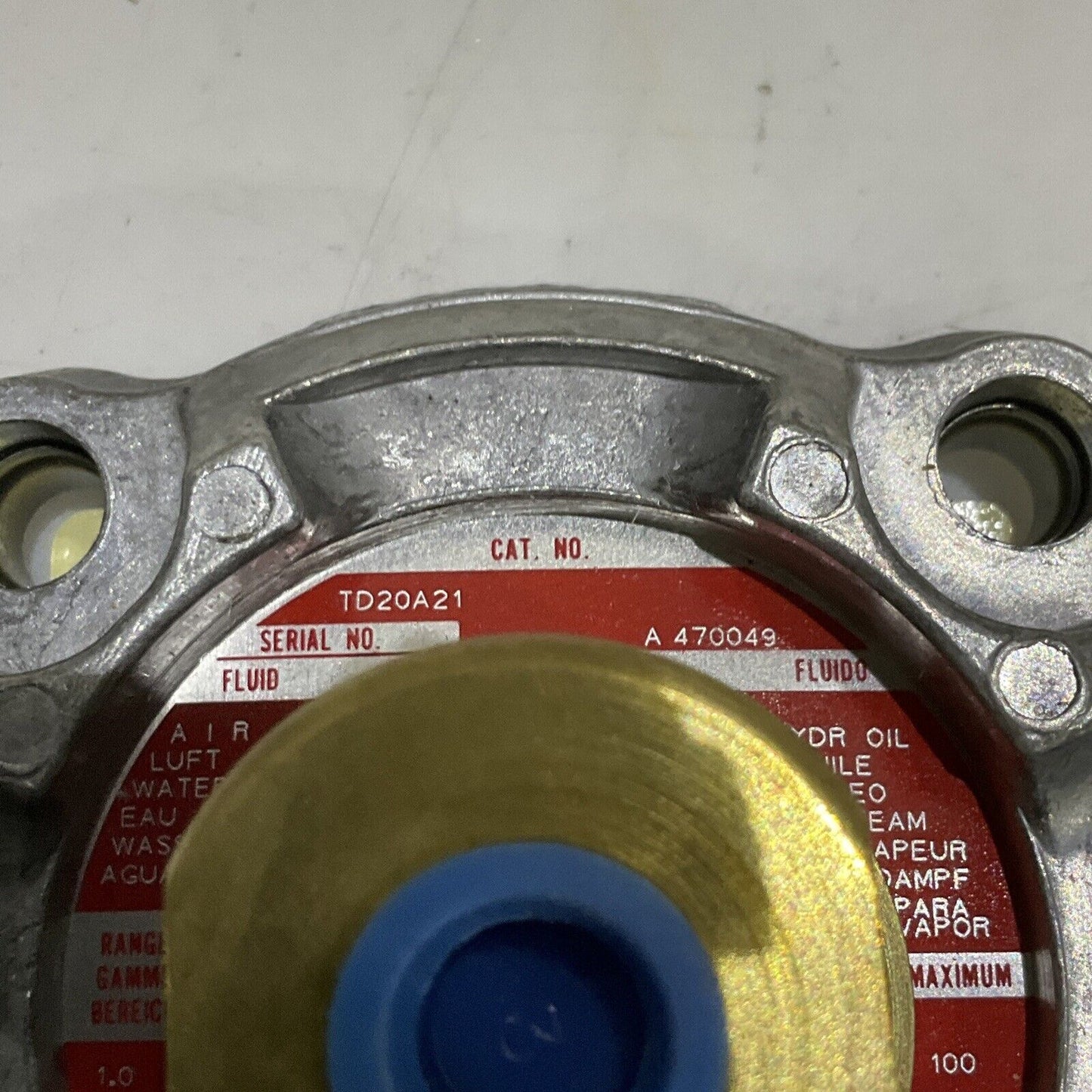 ASCO TRIPOINT TD20A21 PRESSURE TRANSDUCER 1-18 PSI 100 PSIG 373