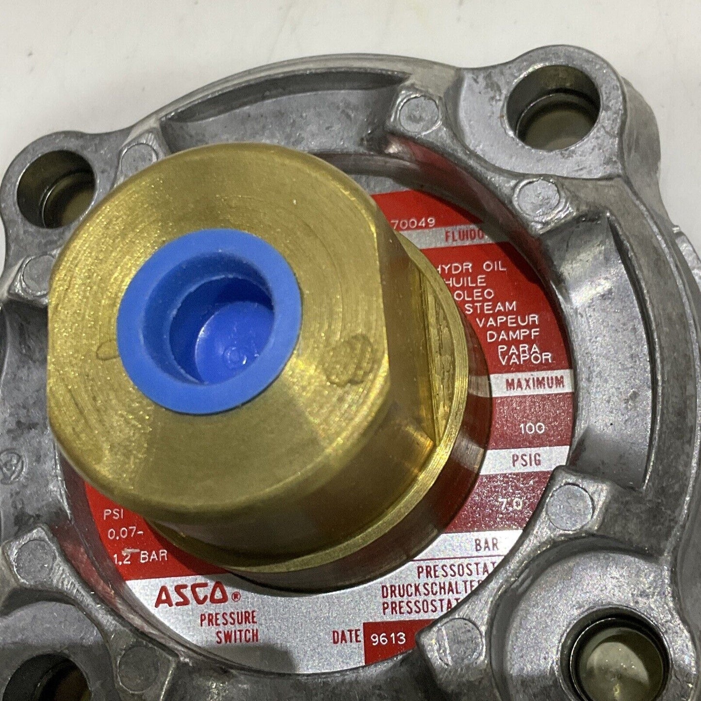 ASCO TRIPOINT TD20A21 PRESSURE TRANSDUCER 1-18 PSI 100 PSIG 373