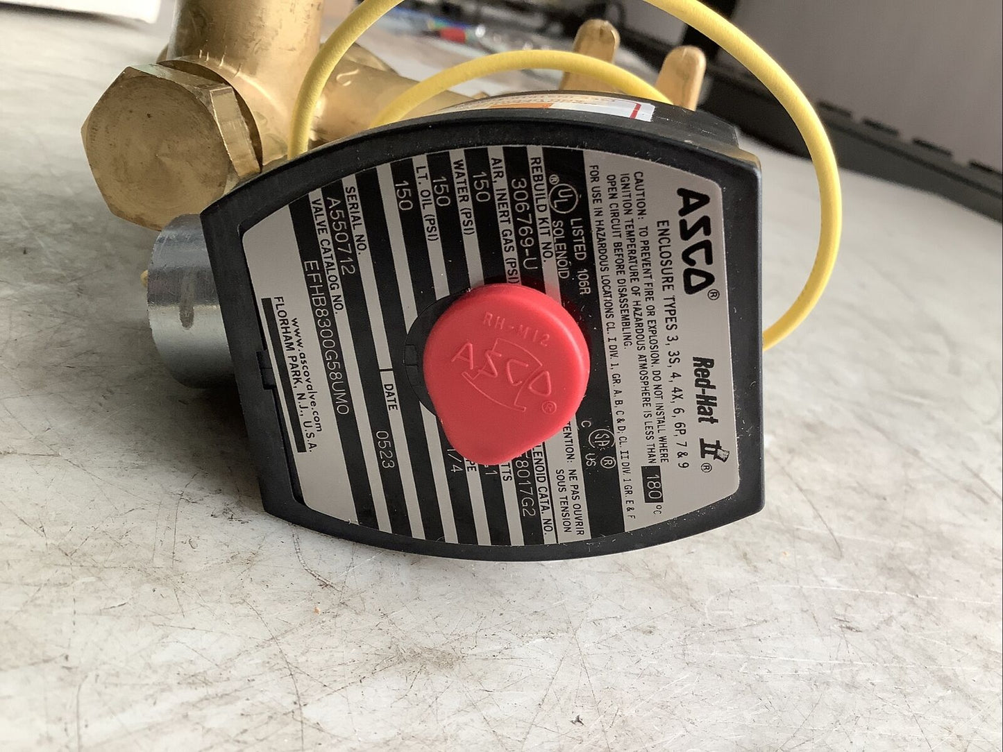 ASCO EFHB8300G58UMO SOLENOID VALVE 373