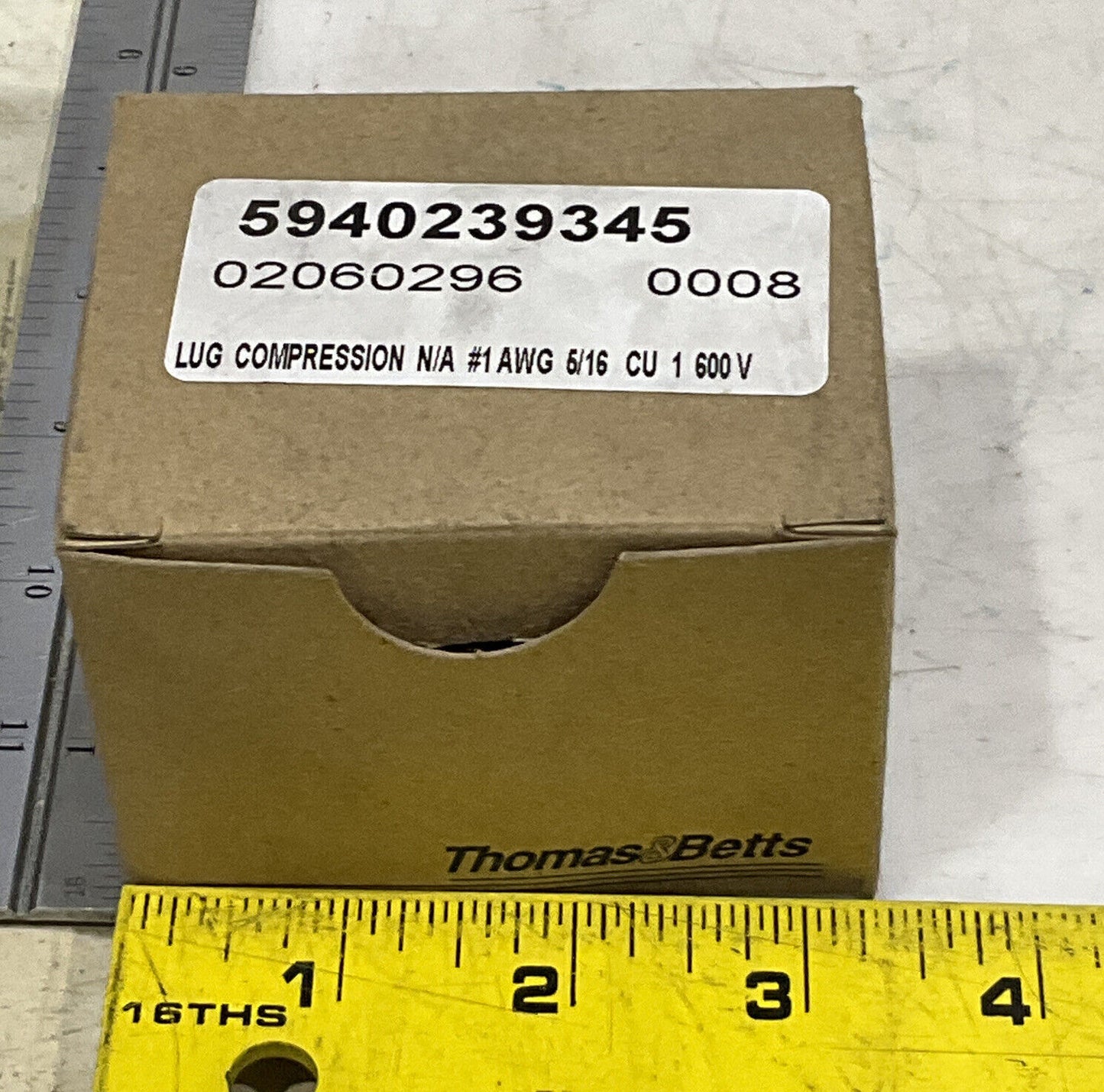 THOMAS AND BETTS CTL1-516 COPPER COMPRESSION LUGS LOT OF 20 373