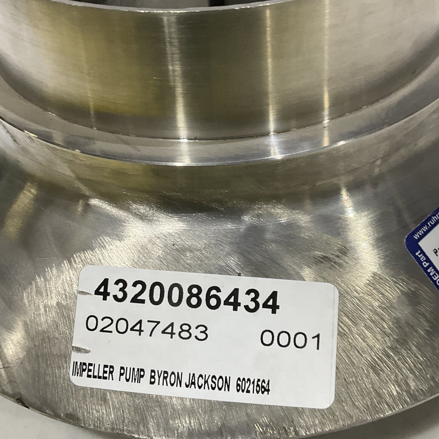 BYRON JACKSON 2000015 6021564 PUMP IMPELLER 6-VANE 373