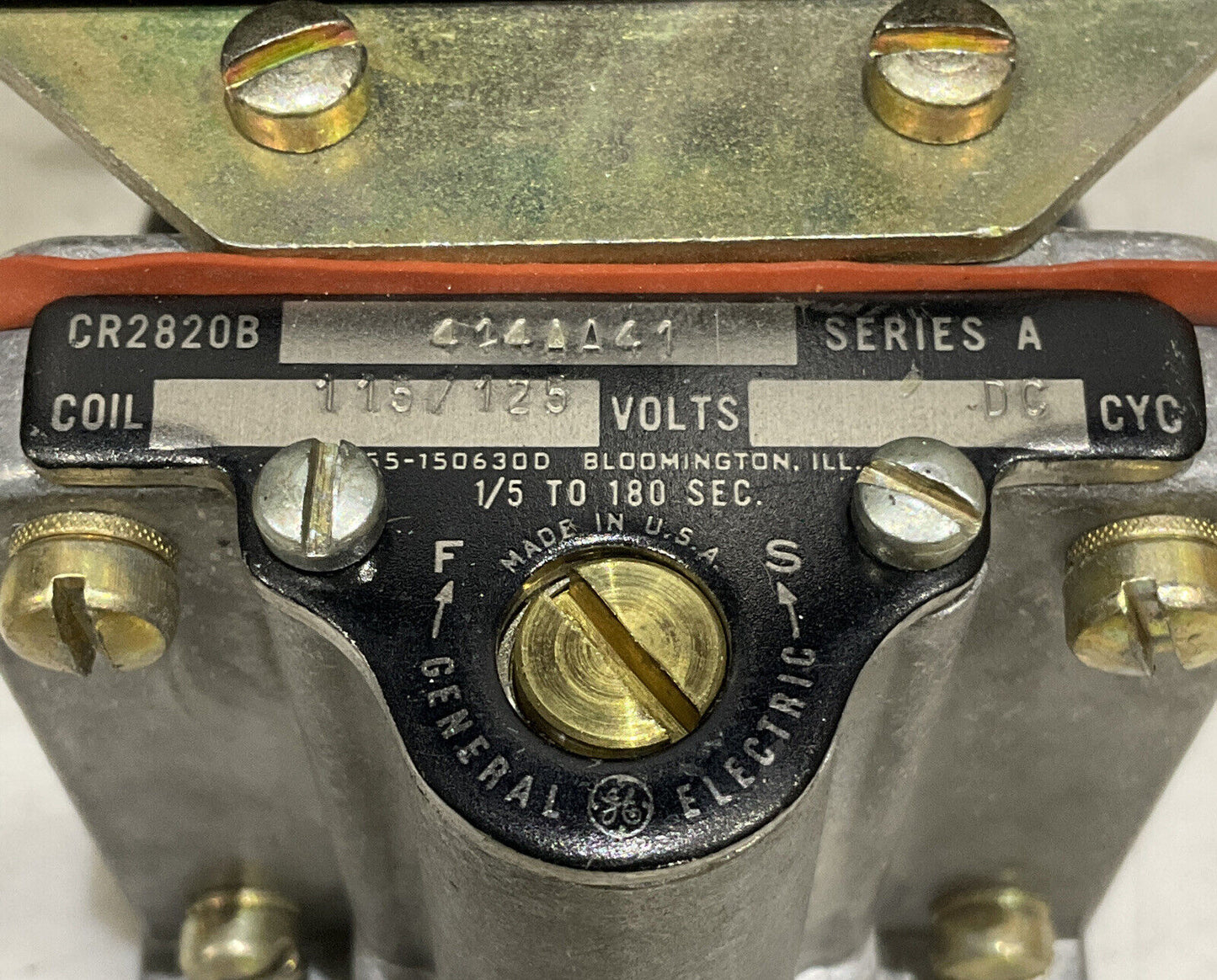 GENERAL ELECTRIC 414AA41 SERIES A 115/125V 373