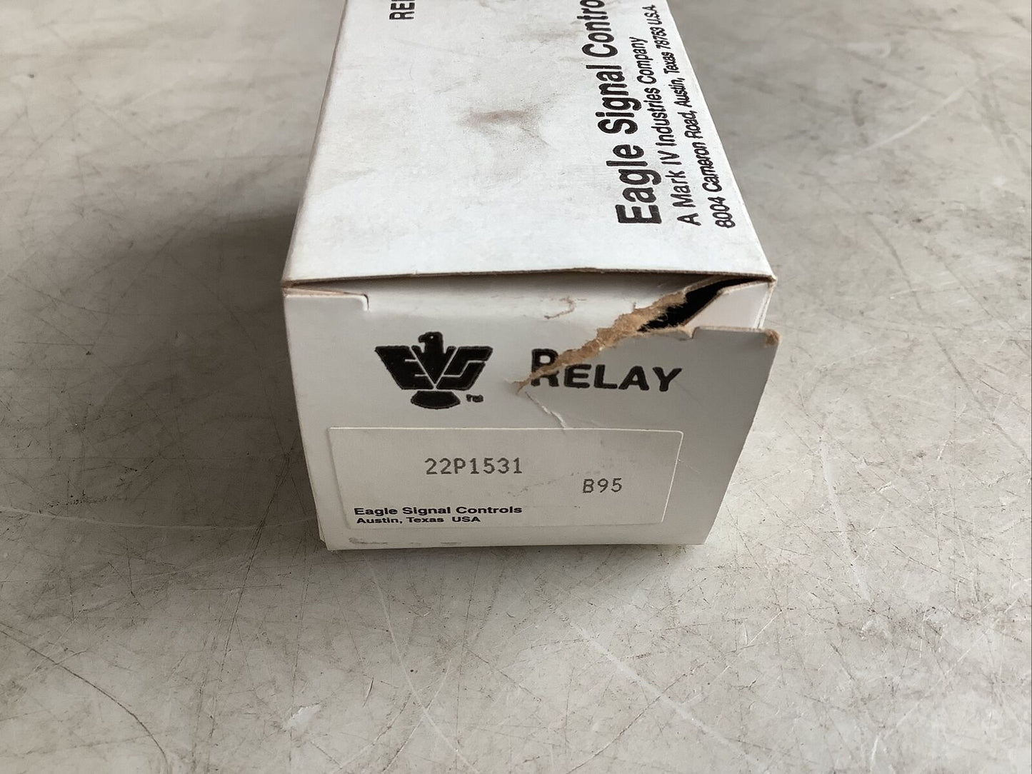 EAGLE SIGNAL CONTROLS 22P-1531 B95 RELAY 373