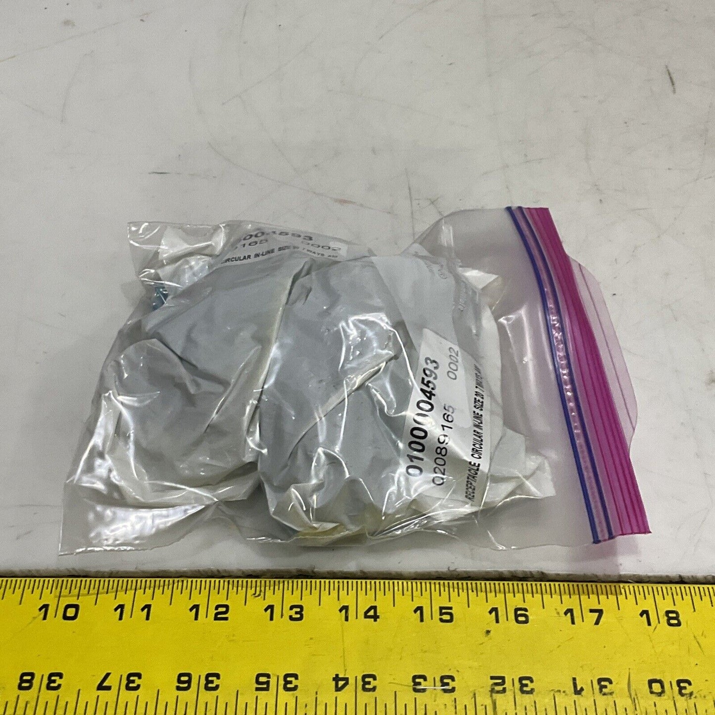 AMPHENOL GTS01CF20-15S CIRCULAR RECEPTACLE IN-LINE SIZE 20 7 WAYS LOT OF 2 373