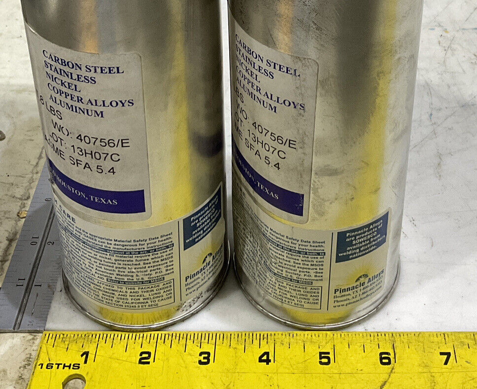 PINNACLE ALLOYS 347-16 8 LB WELDING ELECTRODE LOT OF 2 373