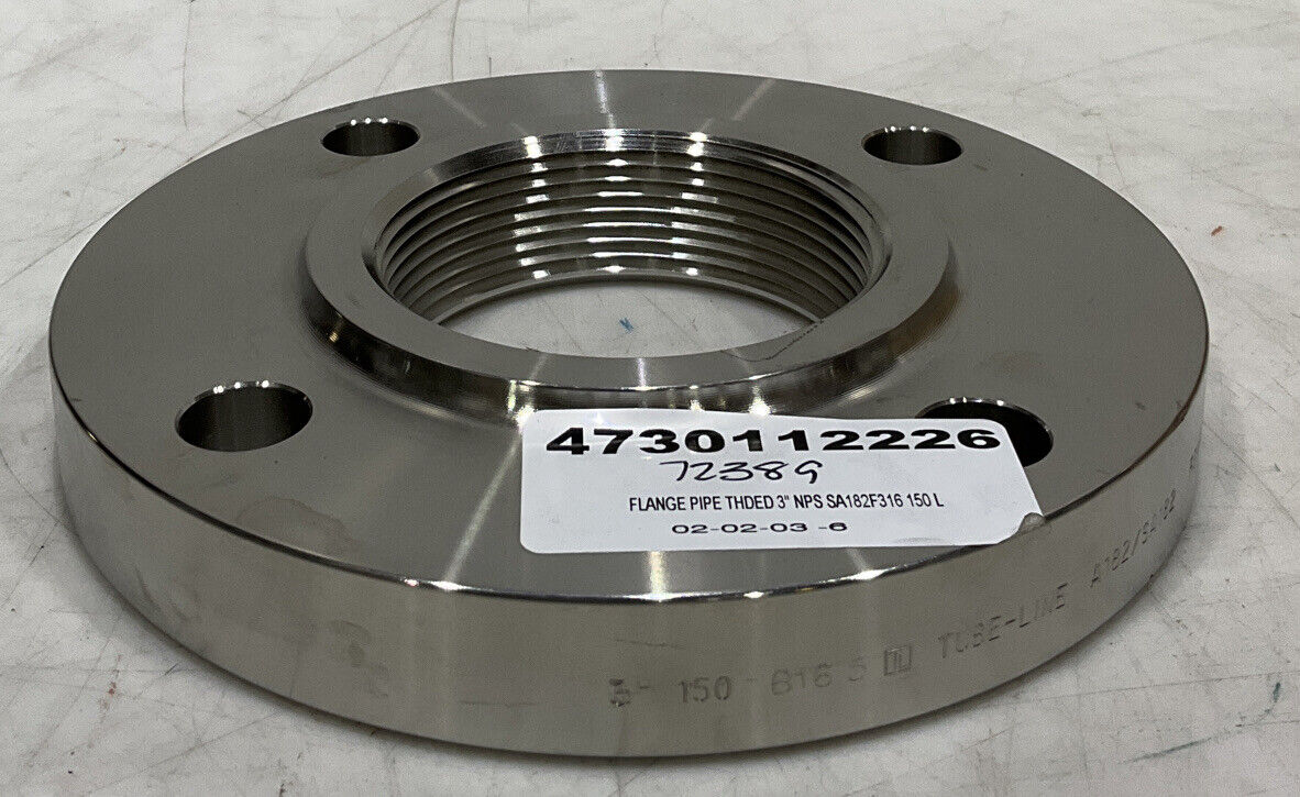 PIPE FLANGE SA182F316 THREADED TUBE-LINE 373