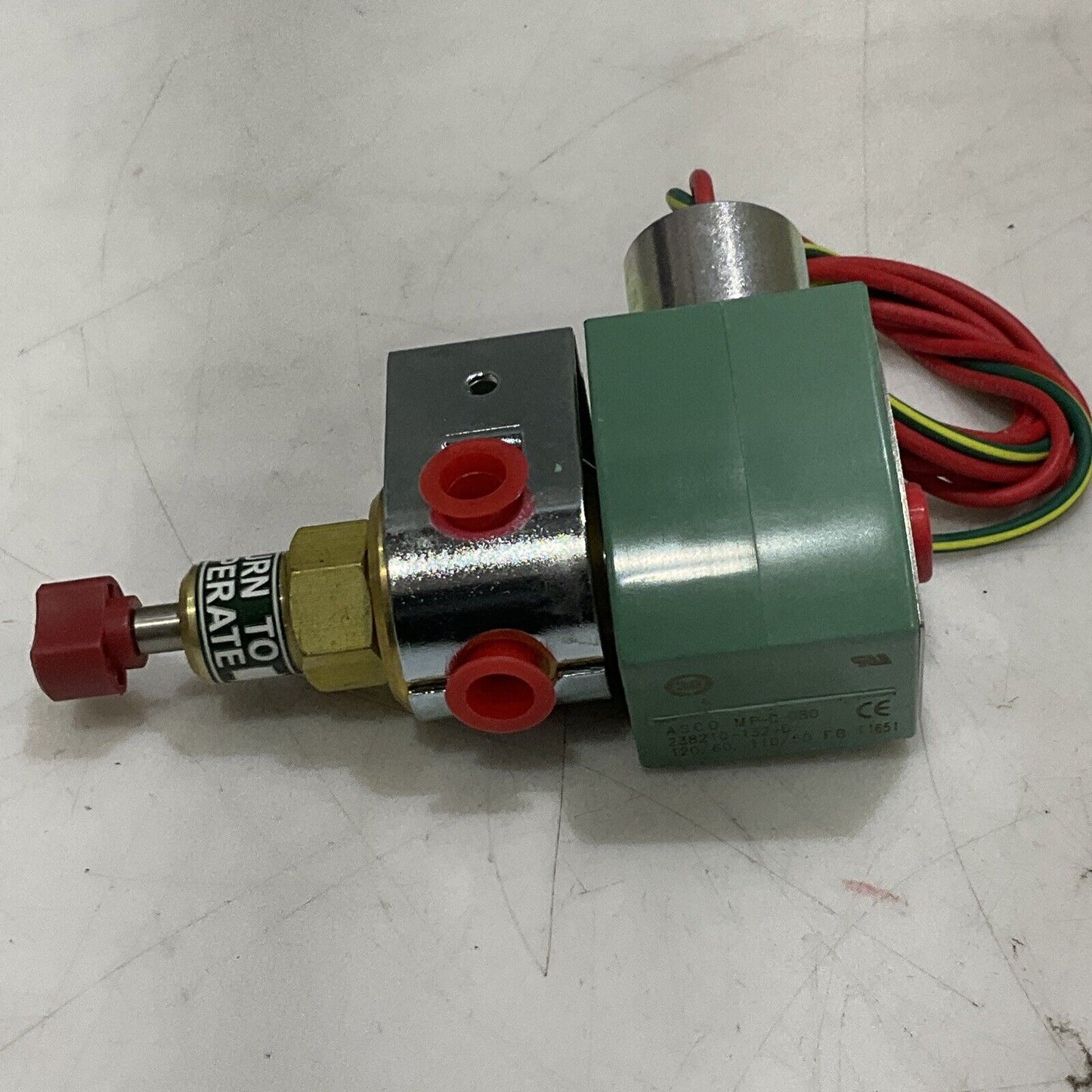 ASCO 8320G001MS T795242 SOLENOID VALVE 3-WAY 100 PSI 120/60 50/60HZ 373