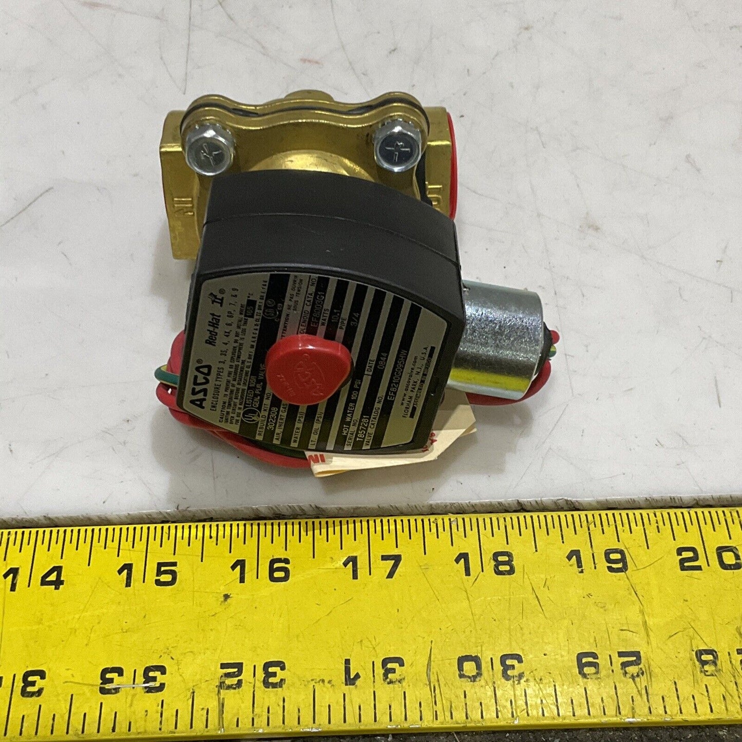 ASCO EF8210G095HW SOLENOID VALVE 2-WAY 3/4 373
