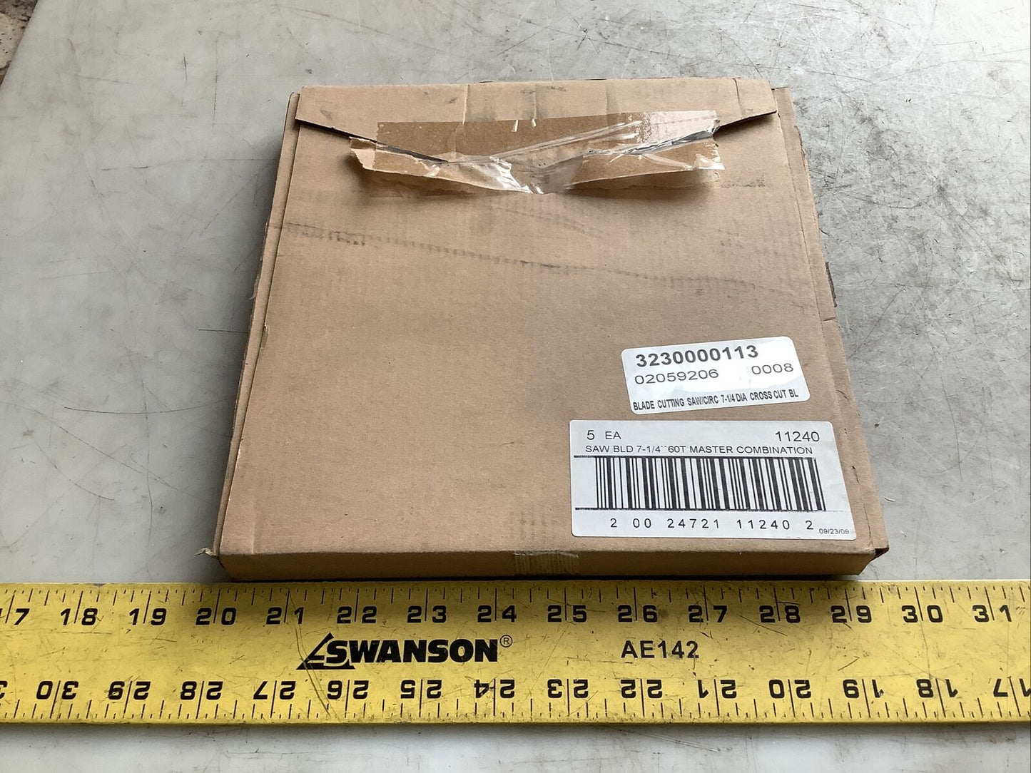 IRWIN 11240 STEEL CIRCULAR SAW BLADE 7-1/4IN 60T 373 - QTY 5