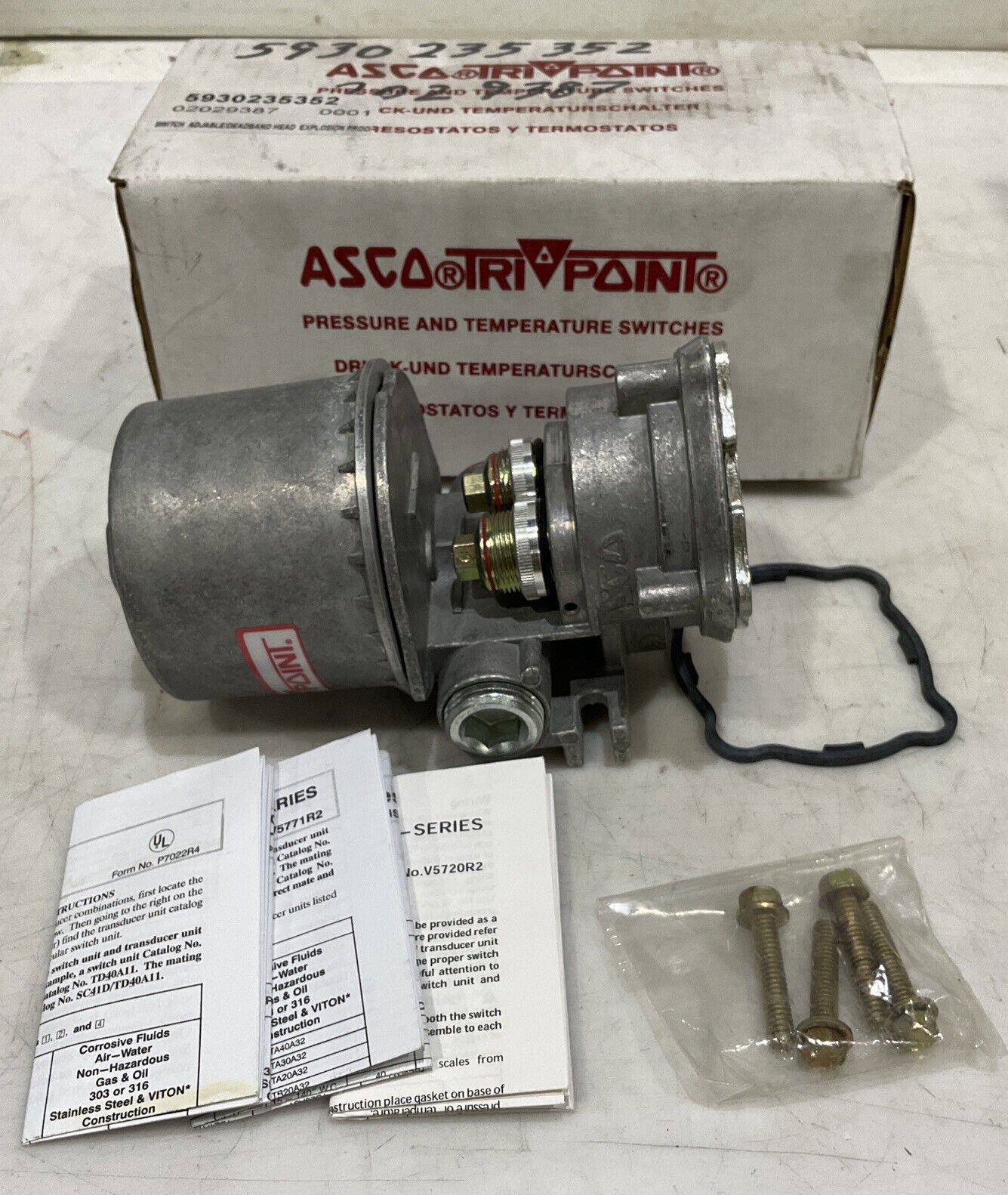 ASCO SA32D T 650440 383645 ADJUSTABLE SWITCH 373