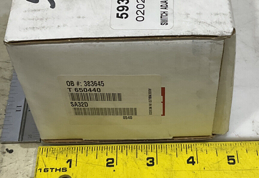 ASCO SA32D T 650440 383645 ADJUSTABLE SWITCH 373