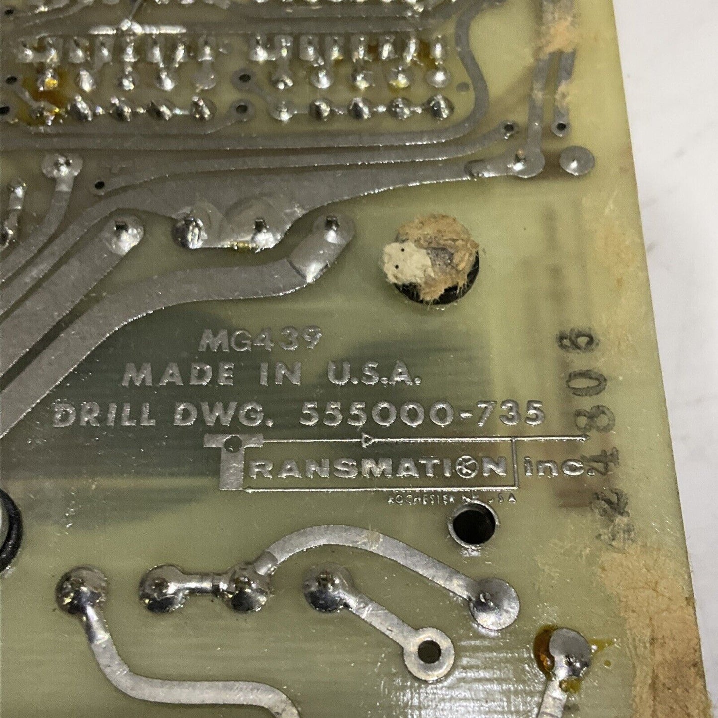 TRANSMATION INC 555000-735 MG439