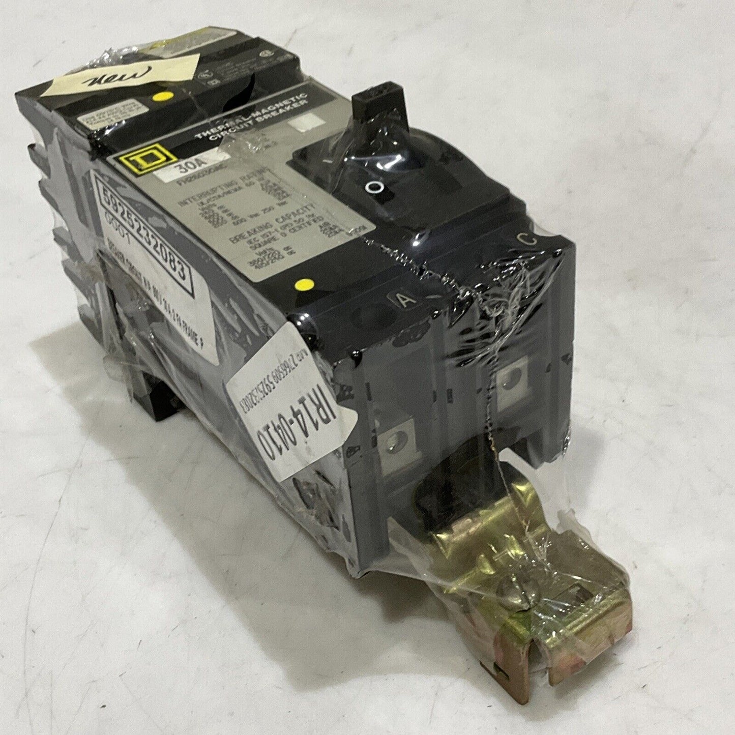 SQUARE D FH26030AC THERMAL-MAGNETIC CIRCUIT BREAKER 30A 60HZ 600VAC 250VDC 373