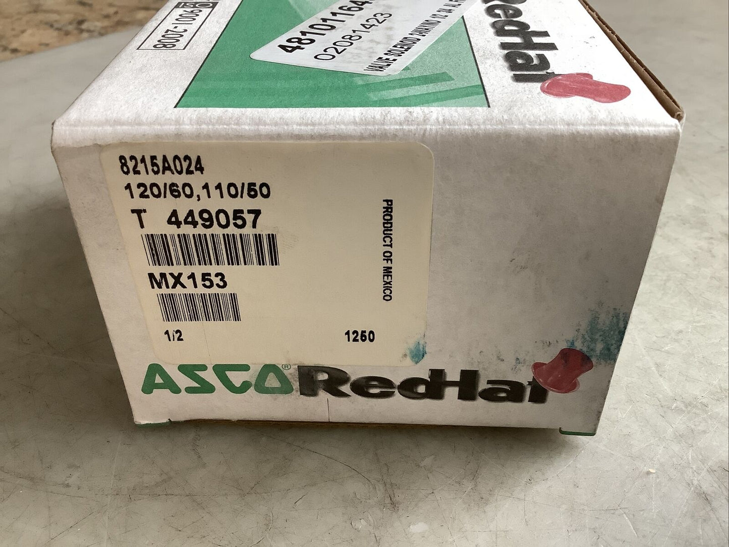ASCO 8215A024 SOLENOID VALVE 1/2IN 373
