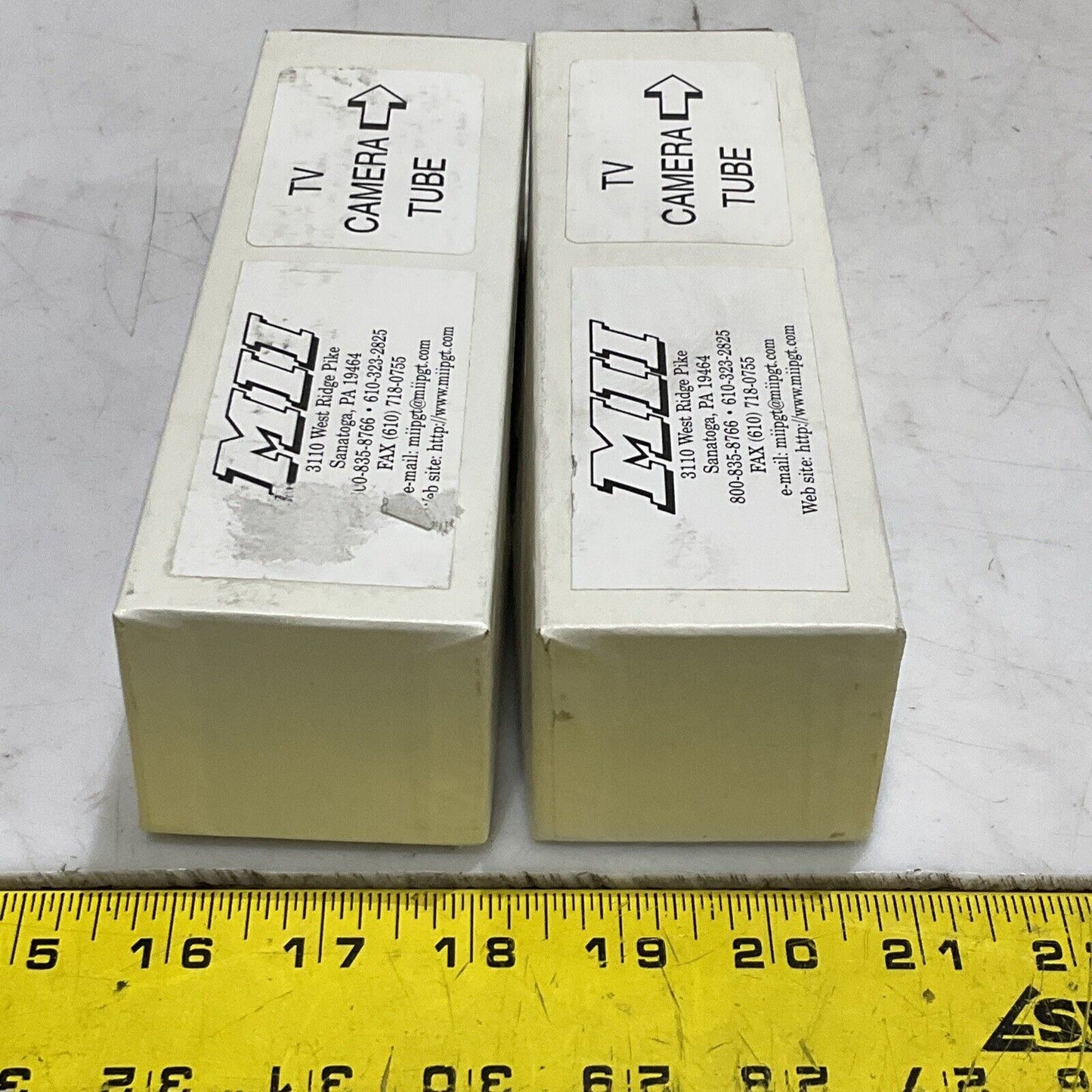 MII 1320 TV CAMERA TUBE LOT OF 2 373