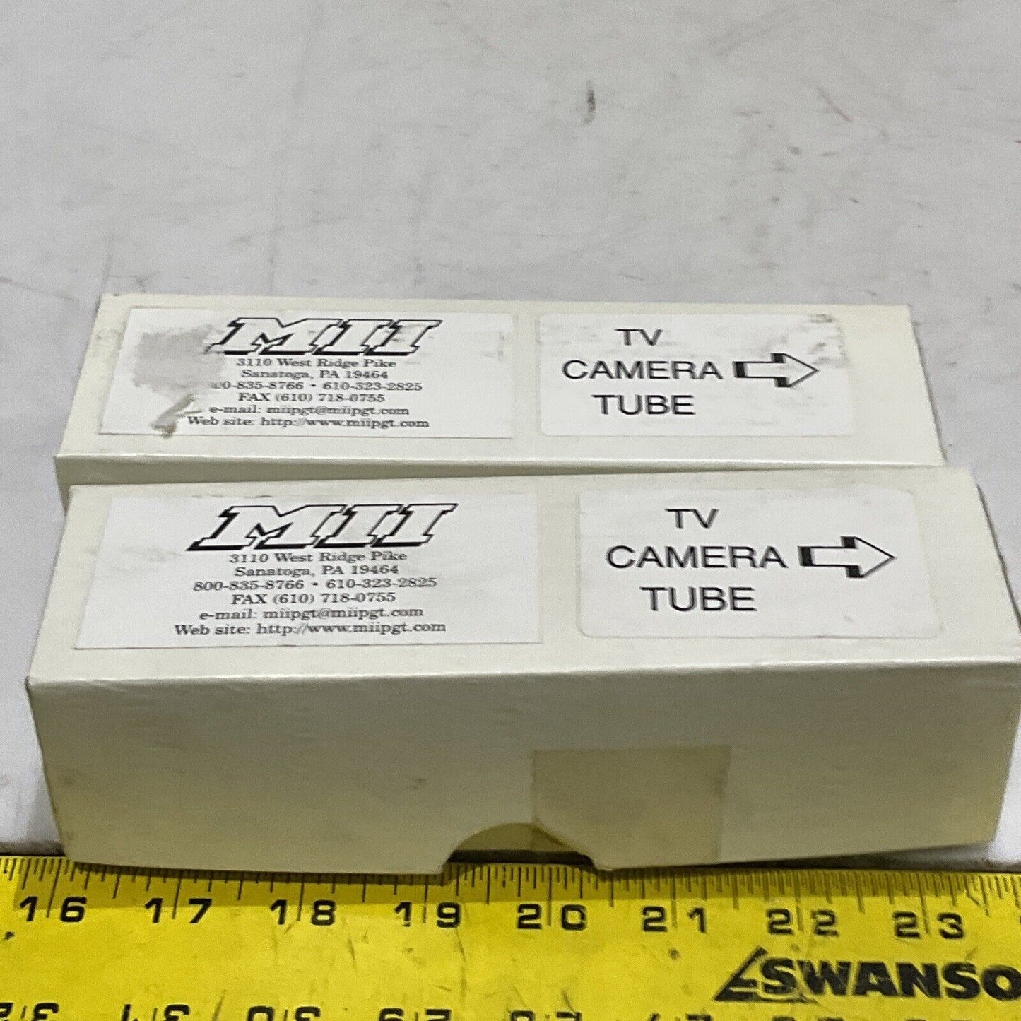 MII 1320 TV CAMERA TUBE LOT OF 2 373