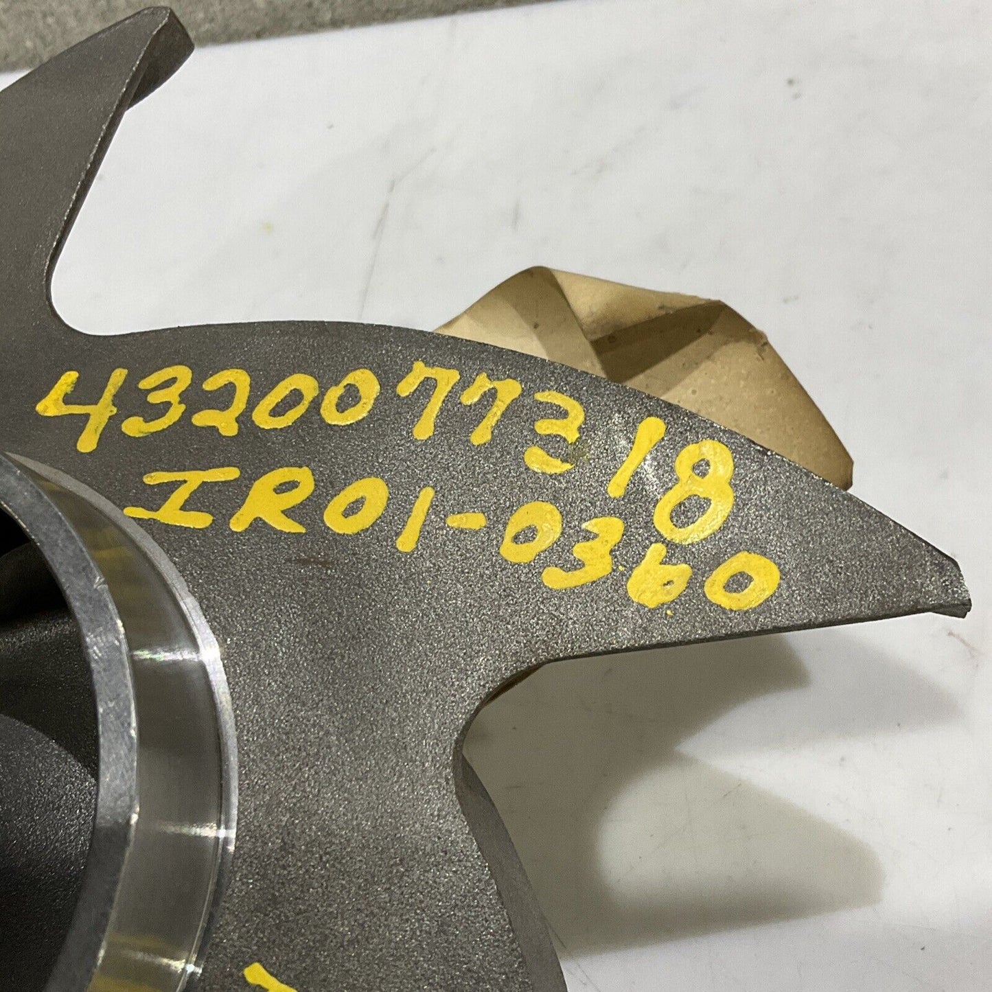 THE DURIRON COMPANY CY36862A PUMP IMPELLER 7-1/4" 316 SS 5-VANE 373