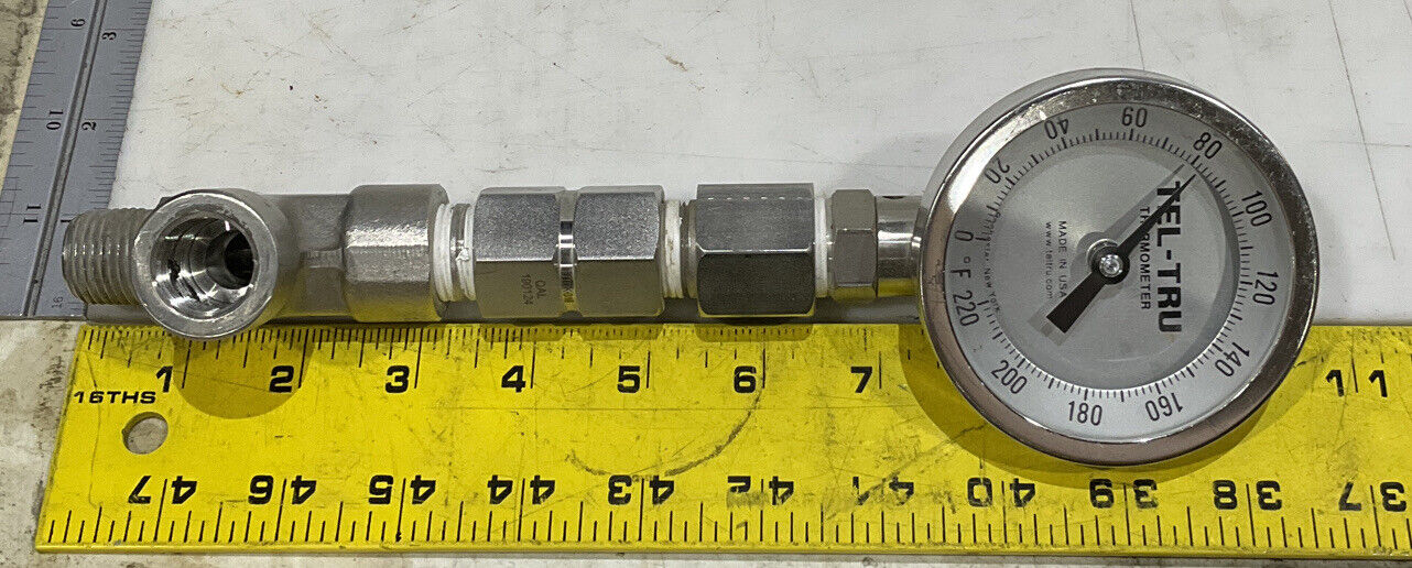 TEL-TRU 0-220 THERMOMETER AND ASSEMBLY 881
