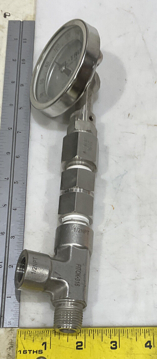 TEL-TRU 0-220 THERMOMETER AND ASSEMBLY 881