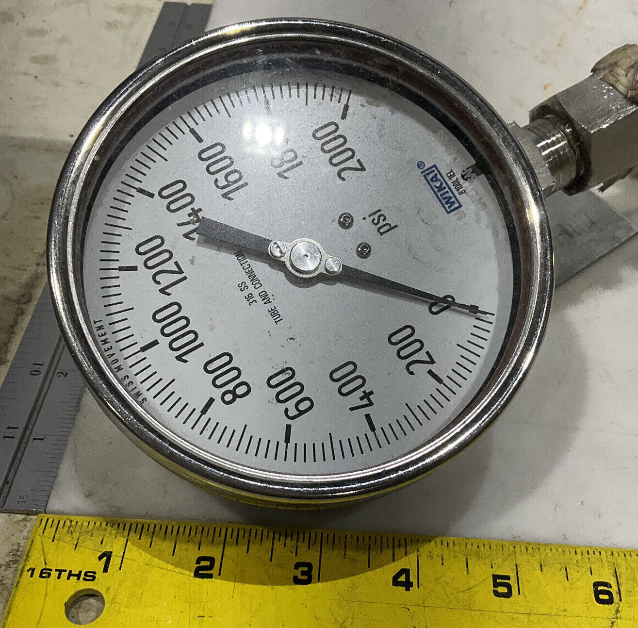 TESCOM M25VIS-44-HD BLOCK AND BLEED NEEDLE VALVE 0-2000 PSI 881