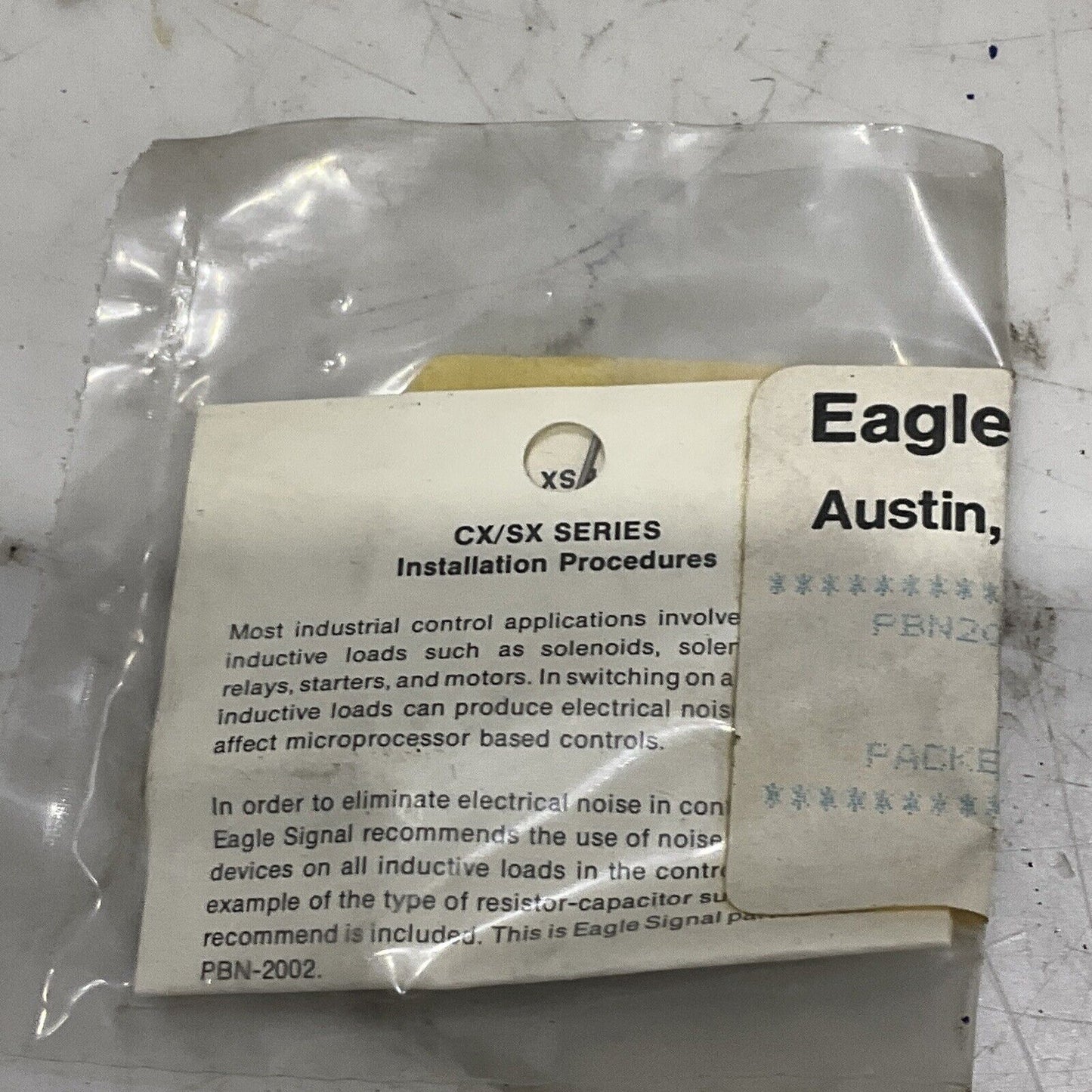 EAGLE SIGNAL CONTROL 1 A92 SX301A6 COUNT CONTROL COUNTER SX300 373