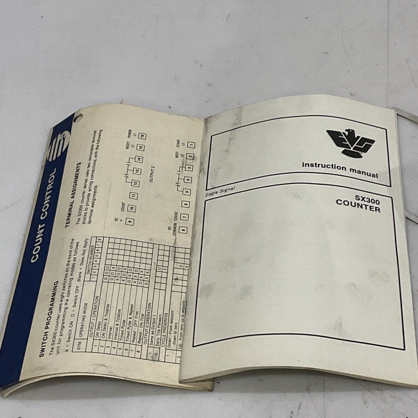 EAGLE SIGNAL CONTROL 1 A92 SX301A6 COUNT CONTROL COUNTER SX300 373