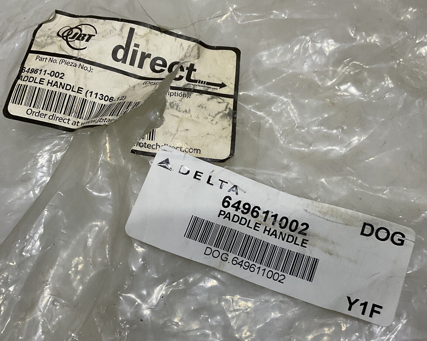 DELTA 649611002 PADDLE HANDLE ASSEMBLY 881