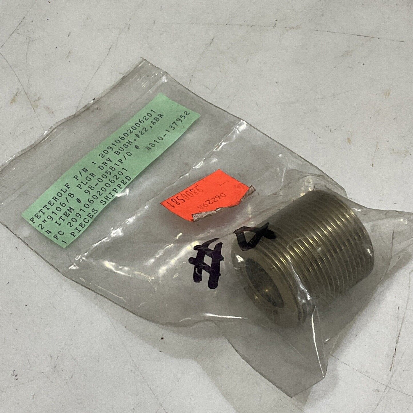 FETTEROLF 20810602004561 20810602004161 20910602006201 PARTS LOT OF 3 373