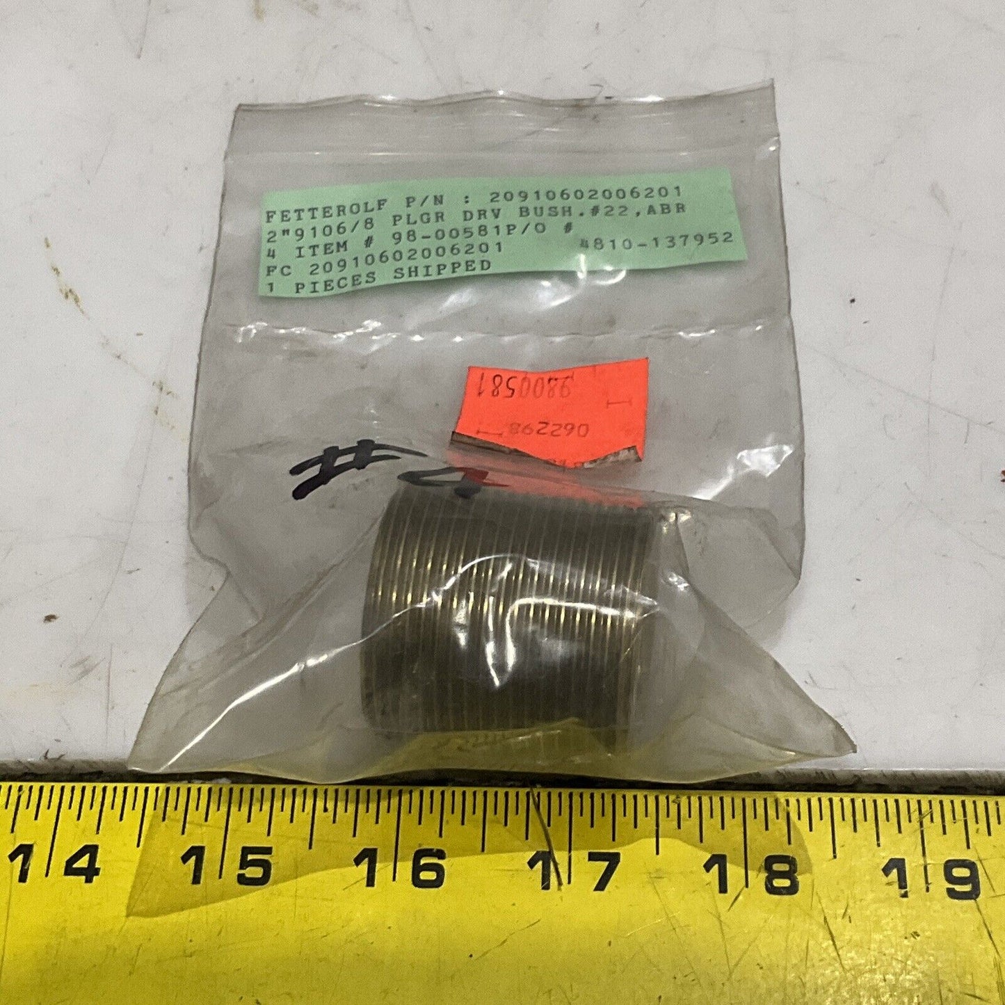 FETTEROLF 20810602004561 20810602004161 20910602006201 PARTS LOT OF 3 373