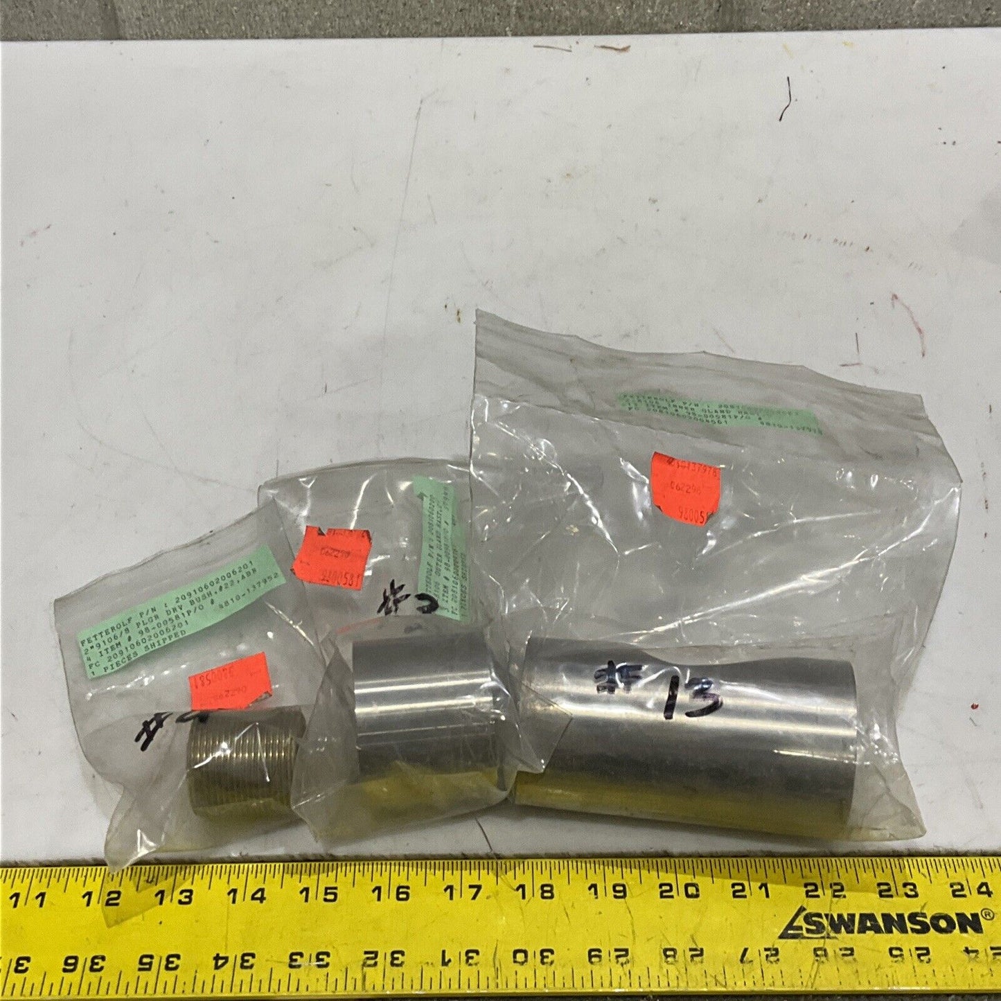 FETTEROLF 20810602004561 20810602004161 20910602006201 PARTS LOT OF 3 373