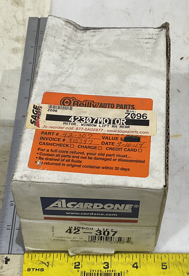 A1 CARDONE 42-307 WINDOW LIFT MOTOR 881