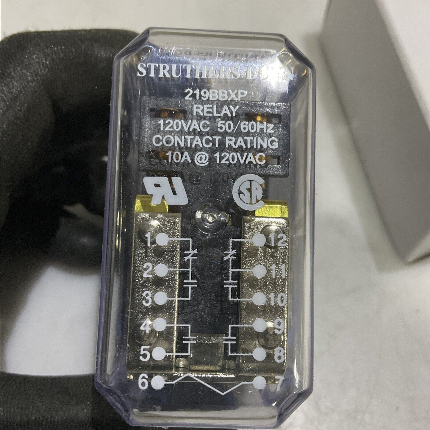 STRUTHERS-DUNN 219BBXP P198004 RELAY 50/60HZ 10A 120VAC LOT OF 4 373