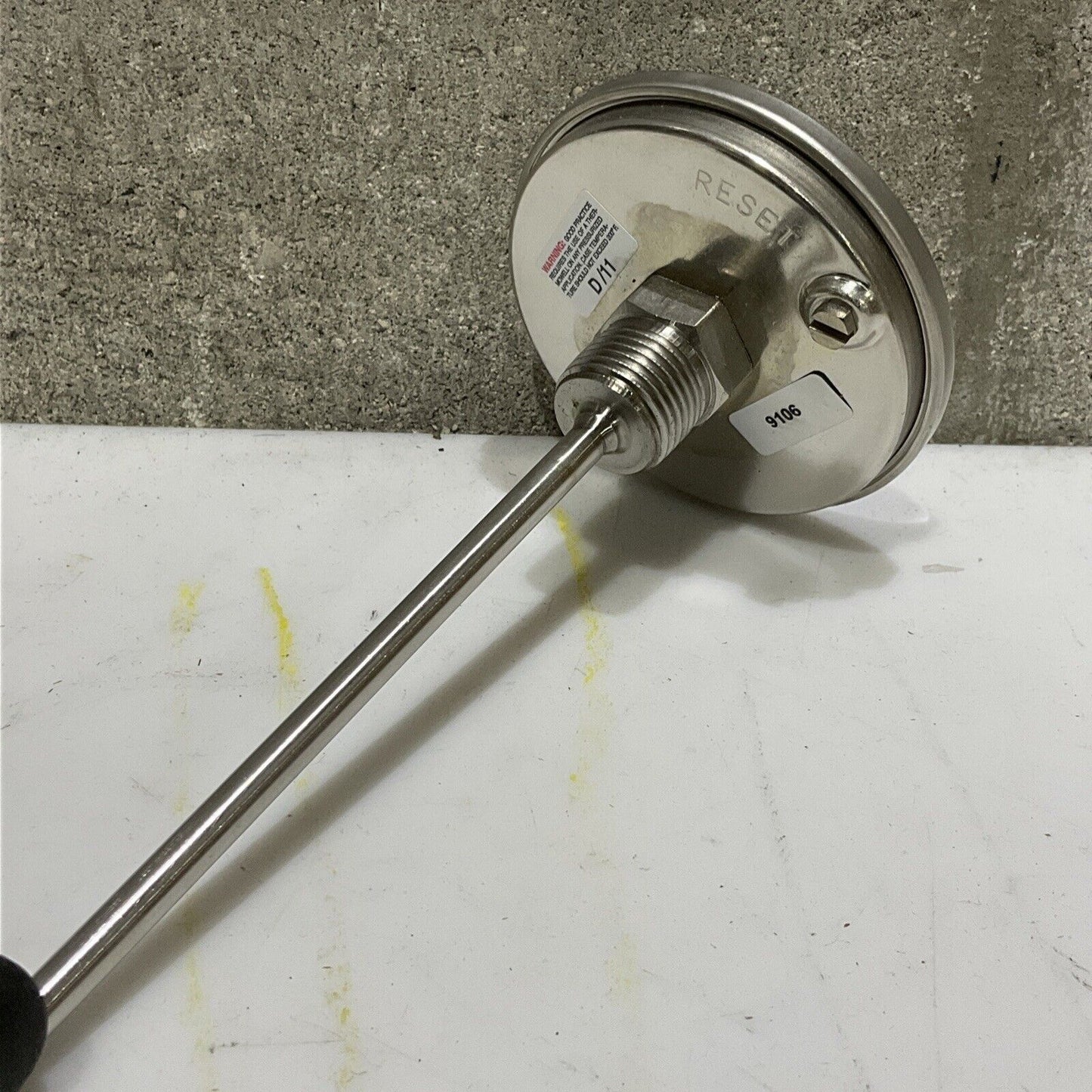 ASHCROFT 10055916-57 BIMETAL THERMOMETER 3” 1/2” NPT 50/550F 373