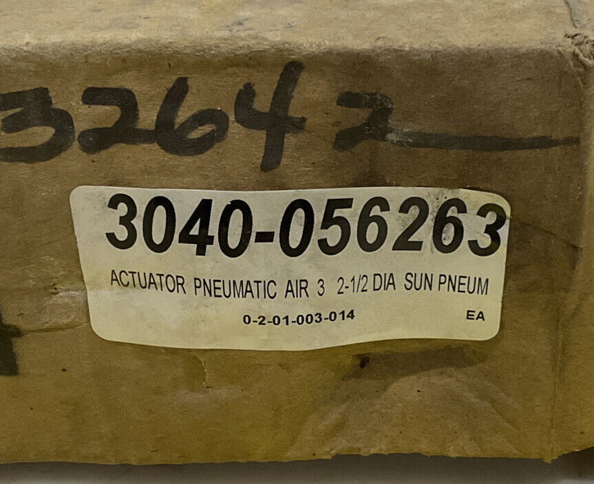 UNITED CONVEYOR CORPORATION 4401-56 PNEUMATIC ACTUATOR 3”X2 1/2” 373