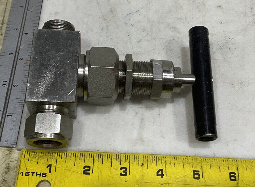 SWAGELOK SS-12NBS12 UNION BONNET NEEDLE VALVE 373