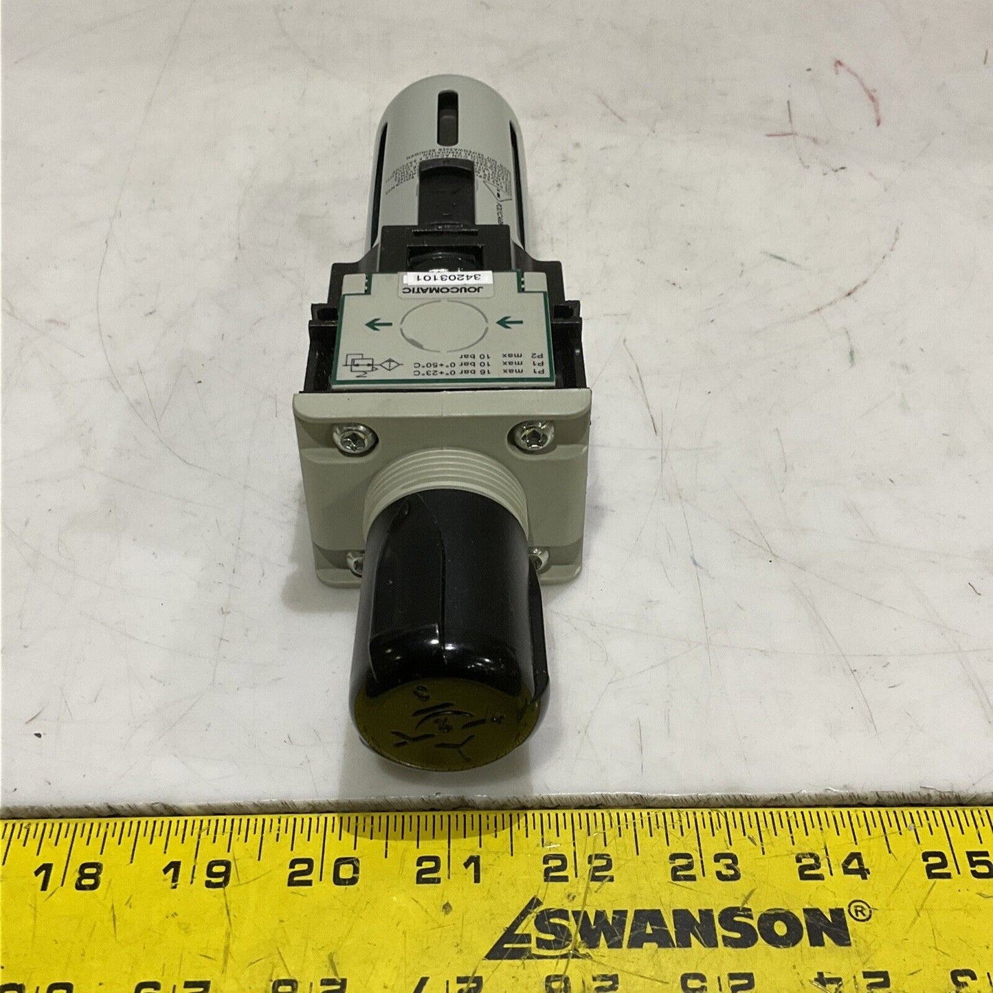 ASCO JOUCOMATIC 342-03-101 PNEUMATIC PRESSURE REGULATOR 373