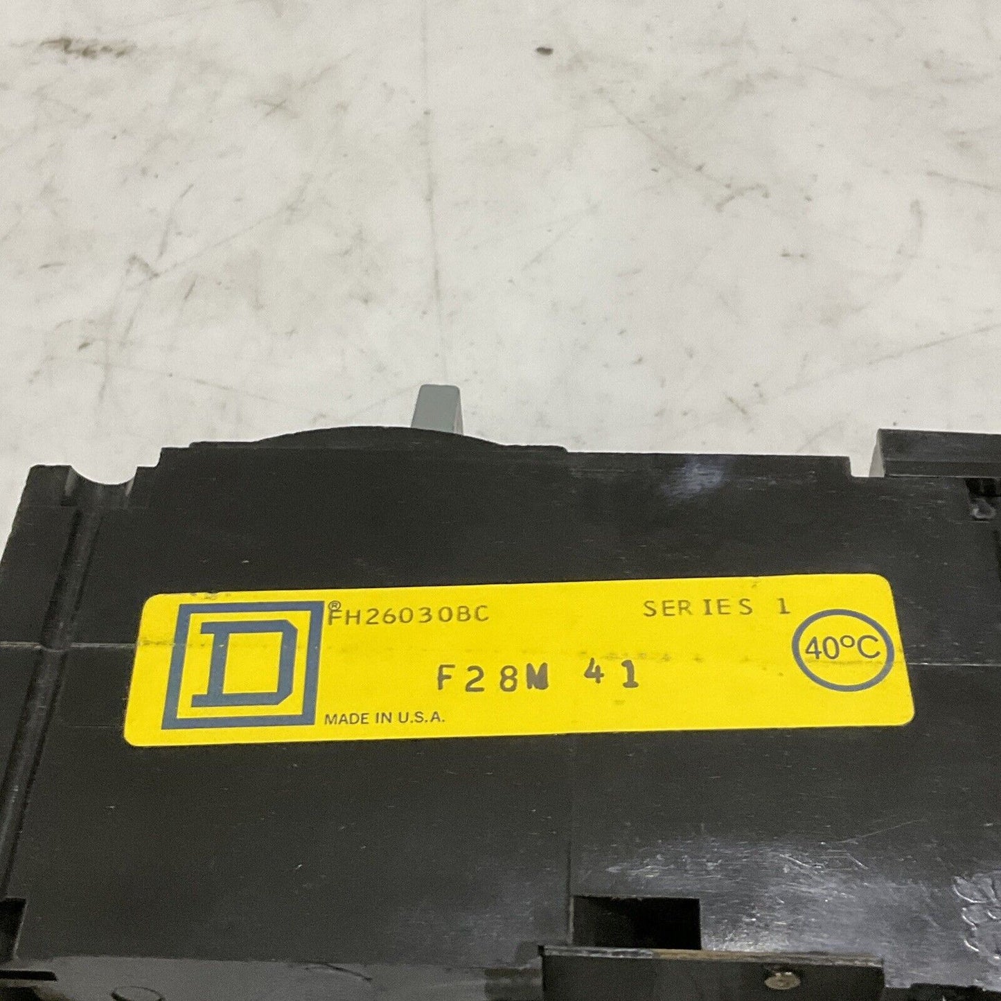 SQUARE D FH-26030BC CIRCUIT BREAKER I-75,000 I-LINE 600AC 250DC 2P 30AMP 373