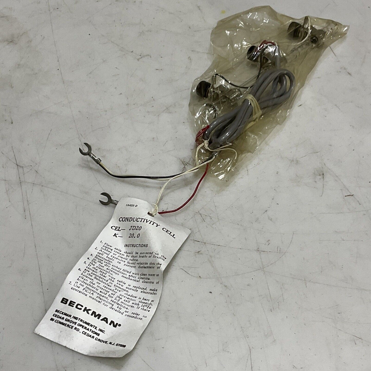 BECKMAN JD20 CONDUCTIVITY CELL 20 K 373