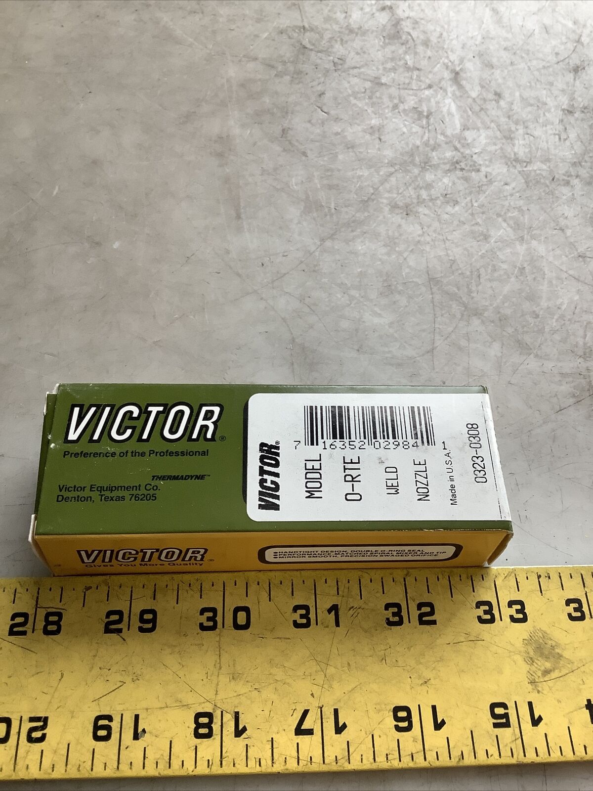 VICTOR 0-RTE 0323-0308 WELDING NOZZLE 373