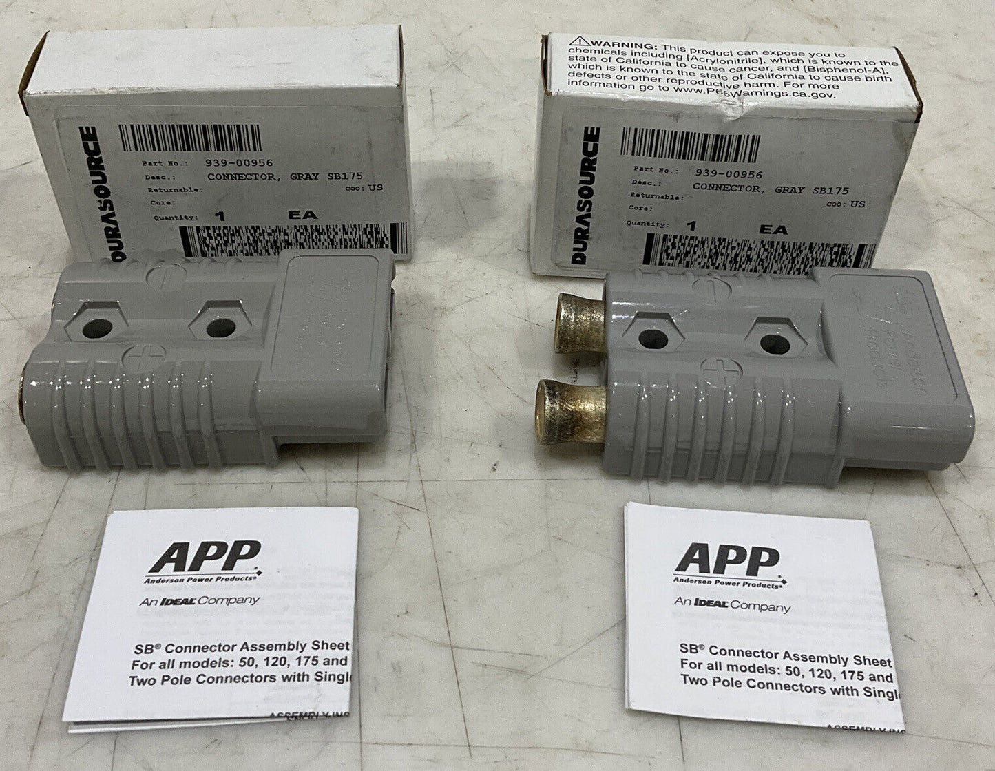DURASOURCE SB175 GRAY CONNECTOR 881
