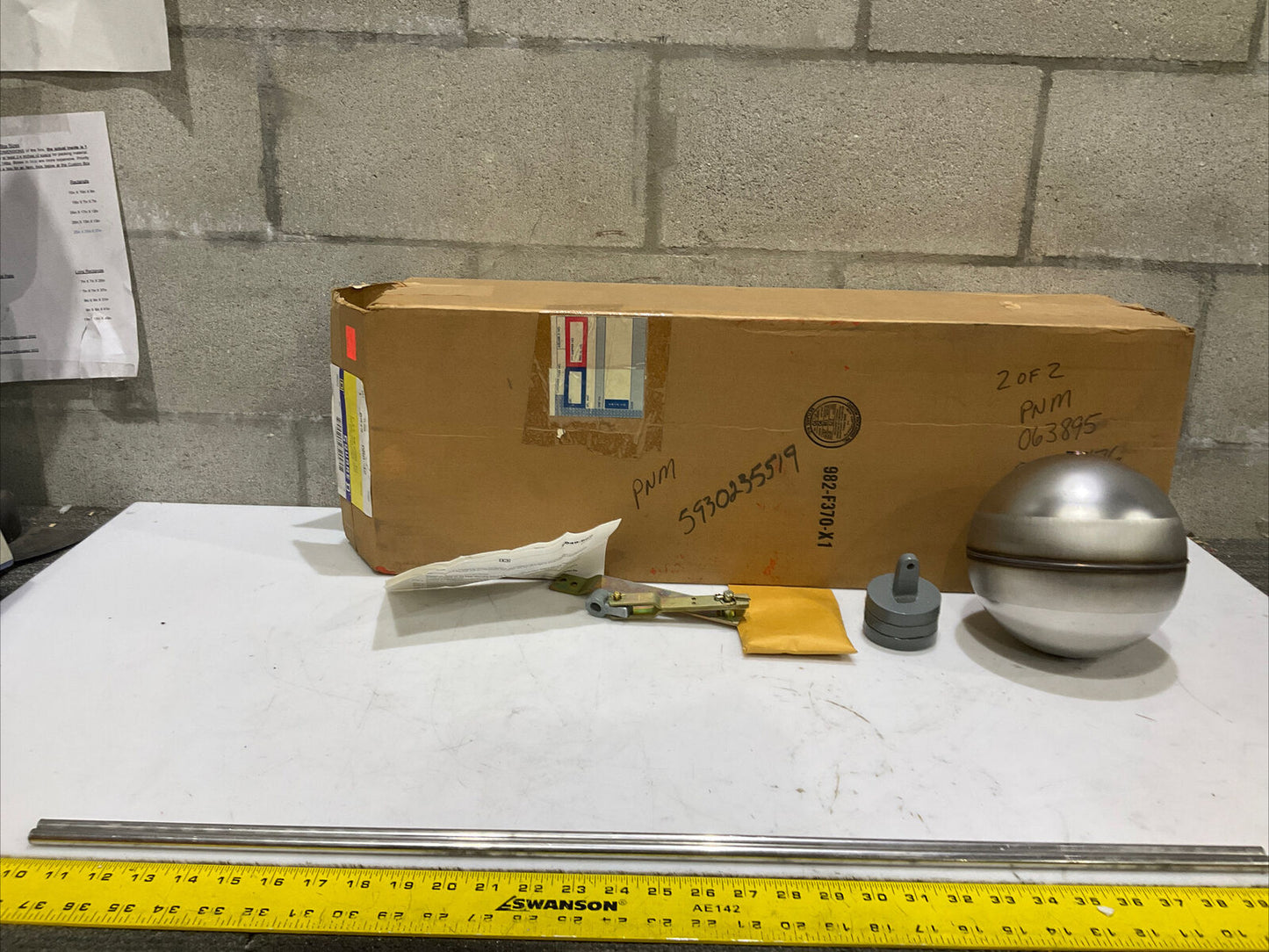 SQUARE D 9049 DRA-32 08822 S.S ROD ACCESS KIT FOR FLOAT SWITCH 5’ 373