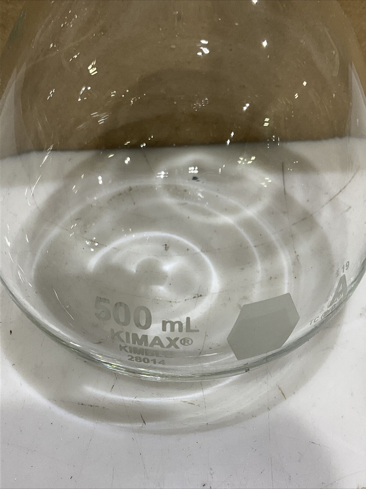 KIMBLE KIMAX 28014P-500 VOLTRIC FLASK PYREX 500L CLASS A LOT OF 6 373