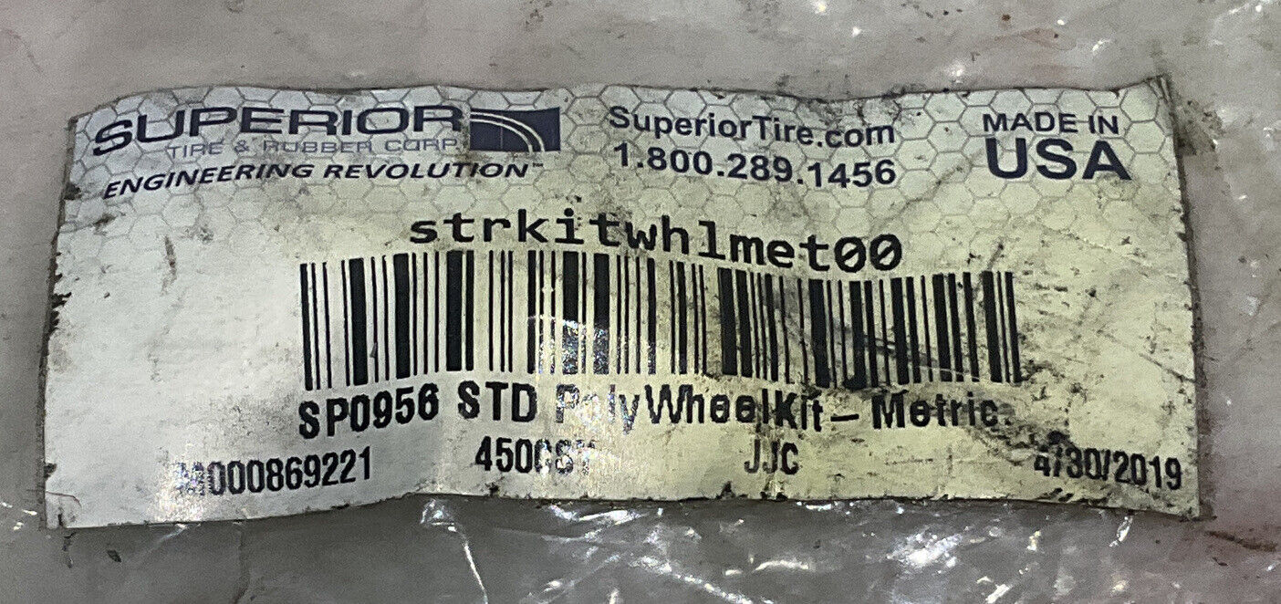 SUPERIOR STRKITWHLMET00 SP00956 STD POLYWHEEL KIT 881
