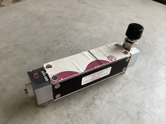 BROOKS 1358E1B1DA1D1A SHO-RATE FLOWMETER 200 PSIG 250 F 373