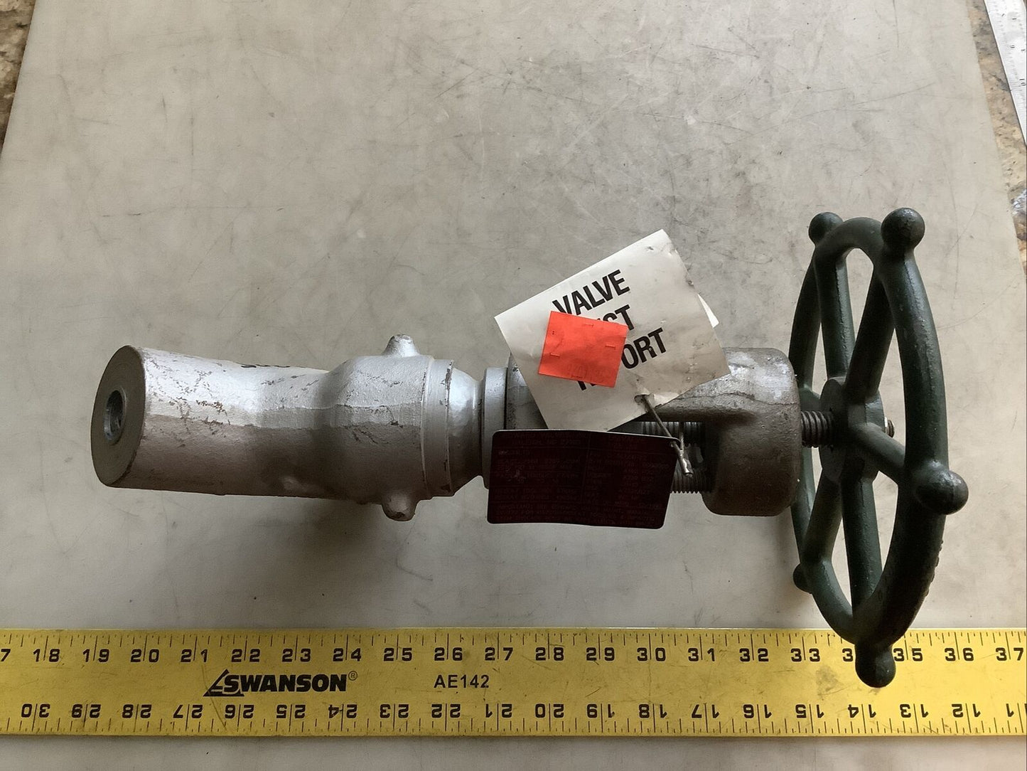 EDWARD VALVES D 66124F22 02601738 GLOBE VALVE .5IN 2510PSI 373