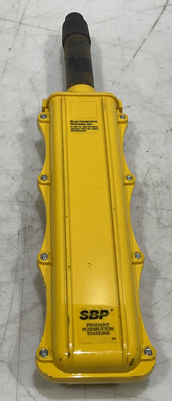 ELECTROMOTIVE SYSTEMS SBP 273355 PENDANT STATION 6 WB 876